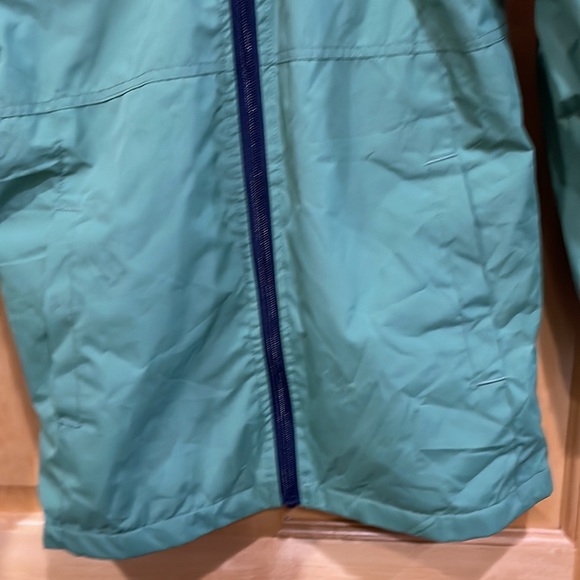 Ummtom green fleece line hooded jacket size 8-9 windbreaker rain jacket - Picture 4 of 13